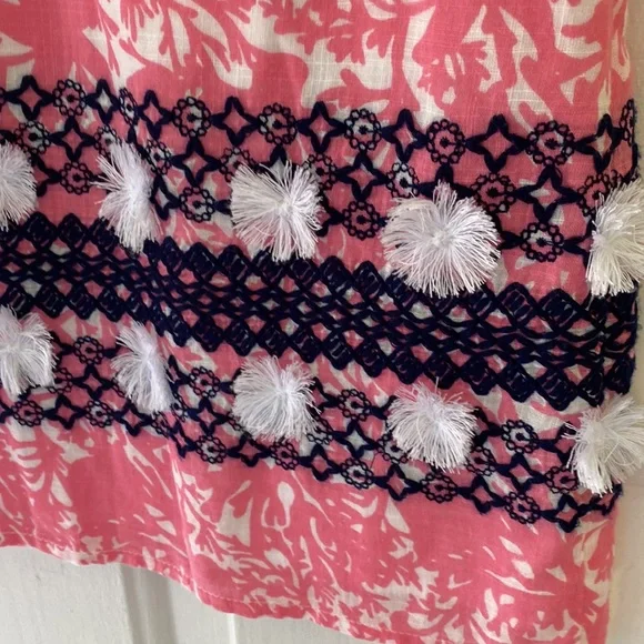 Vineyard Vines Starfish and Coral Print Dress Size 00 - Picture 3 of 10